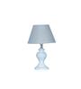 Limina Wood Table Lamp with Fabric Shade (White)