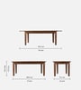 Limoges Mango Wood Extendable Dining Set in Tubbaq Finish