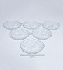 Transparent Linden Dessert Glass Plates