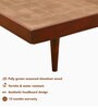 Line Queen Size Bed In Honey Finish