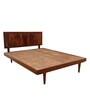 Line Queen Size Bed In Honey Finish
