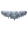 Lined 200ml X Glass (Set of 6) Dinner Bowl