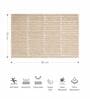 Linen Beige Polyester 32X20 Inches Anti-Skid  Bath Mat
