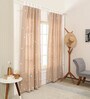 Linen Sheer 7 Feet Loop Top Curtain