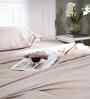 Linen Solid 300 TC Cotton King Size Bed Sheet with 2 Pillow Covers 24 Collection