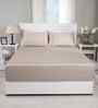 Linen Solid 300 TC Cotton Single Bed Sheet with 1 Pillow Cover 24 Collection