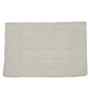 Linen Solid Cotton 16x24 Inches Anti Skid Bath Mat