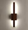 Lineo Wooden LED Wall Flush Mount Light (Brown)