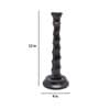 Liner Black Wood Candle holder