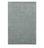 Grey Solid Wool 4 ft x 6 ft Hand Woven Carpet
