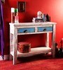 Linkin Console Table in Distress Finish on Rent