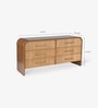 Linn Chest Of Drawers In Light Walnut Finish
