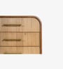 Linn Chest Of Drawers In Light Walnut Finish
