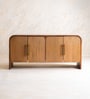 Linn Sideboard In Light and Dark Walnut Finish