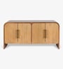 Linn Sideboard In Light and Dark Walnut Finish