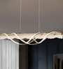 Lintik Modern Chandelier |Height Adjustable | 3 Light Mode | Modern LED Ceiling Chandelier for Living Room, Dining, Bedroom, Hall, Kitchen, Office,Luxury Decorative Lighting