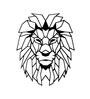 Iron Wired Lion Wall Art In Black