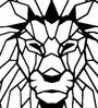 Iron Wired Lion Wall Art In Black
