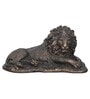 Lion Gold Polyresin Figurine