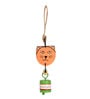 Lion Orange Wood & Metal Wind Chime with Metal Bells