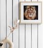 Lion Portrait Handmade Acrylic Paint On Canvas Unframed