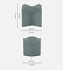 Lira Green Colour Side Table In Matte Finish Lira Green Colour Side Table In Matte Finish