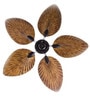 Lira Smart Fan Brown Metal + Glass , Google & Alexa Remote & App Control