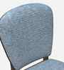 Lirio Dining Chairs In Grey Fabric With Solid Wood Finish (Set Of 2)
