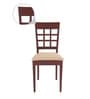 Lisa Dining Chair (Set of 2) in Indian Mahogany Finish