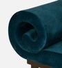 Lisa Velvet Chaise Lounger in Teal Blue Colour