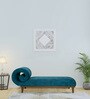 Lisa Velvet Chaise Lounger in Teal Blue Colour