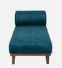 Lisa Velvet Chaise Lounger in Teal Blue Colour
