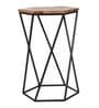 Lisbon End Table in Black Finish