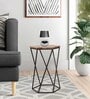 Lisbon End Table in Black Finish
