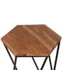 Lisbon End Table in Black Finish
