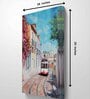 Lisbon's Electric Glide Canvas Painting