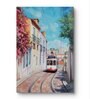 Lisbon's Electric Glide Canvas Painting