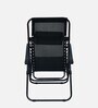 Lisle Folding Set of 2 Chairs with Table In Black Colour 