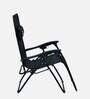 Lisle Folding Set of 2 Chairs with Table In Black Colour 