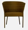 Lismore Wicker Table And Chair Set In Beige Brown Dual Tone Finish