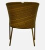 Lismore Wicker Table And Chair Set In Beige Brown Dual Tone Finish