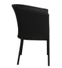 Lismore Wicker Table And Chair Set In Black Finish
