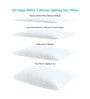Lite Microfiber 30 x 20 Inch Pillows (Set of 6)