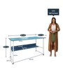 Lito Writing Table in Blue Colour