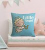Canvas Cushion with Little Angle Print