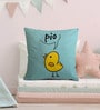 Canvas Cushion with Little Bird Print