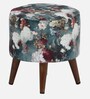 Little Fabric Foot Stool (Set of 2) In Multicolour