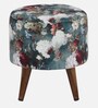 Little Fabric Foot Stool (Set of 2) In Multicolour