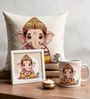 Ganesha Cushion Cover Coffee Mug and Table Photo Frame Gift Set Ganesha Cushion Cover Coffee Mug and Table Photo Frame Gift Set