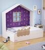 Little Hut Disney Princess Bed in White Colour with Drawer Storage
